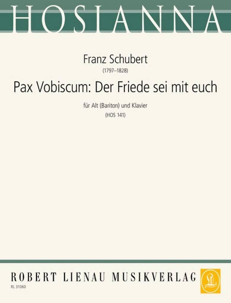 Pax vobiscum: Der Friede sei mit euch