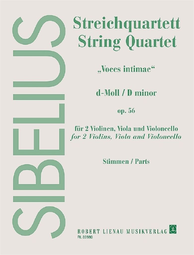 Streichquartett d-Moll Voces intimae op. 56