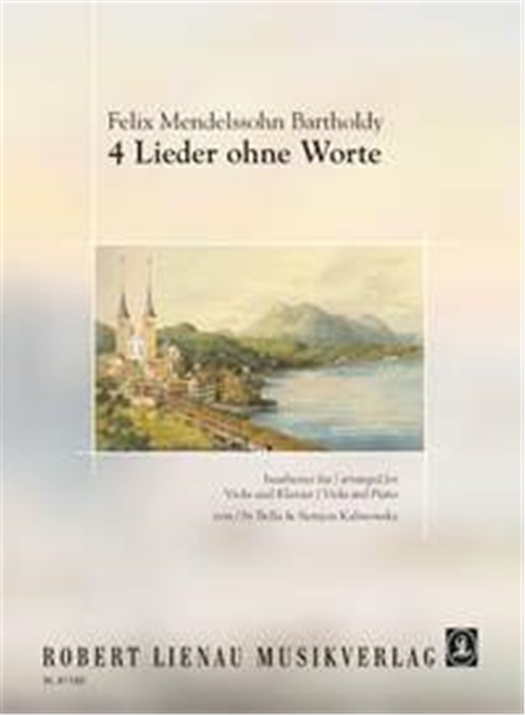 4 Lieder ohne Worte für Viola und Klavier