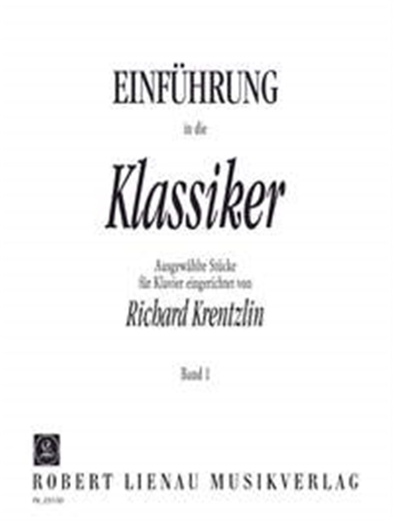 Einfuhrung In Die Klassiker 1