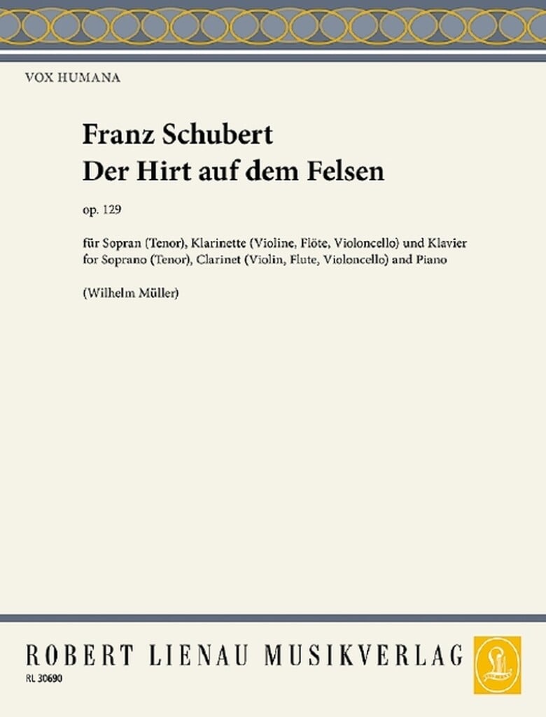 Hirt Auf Dem Felsen Opus 129 Z/Cl/