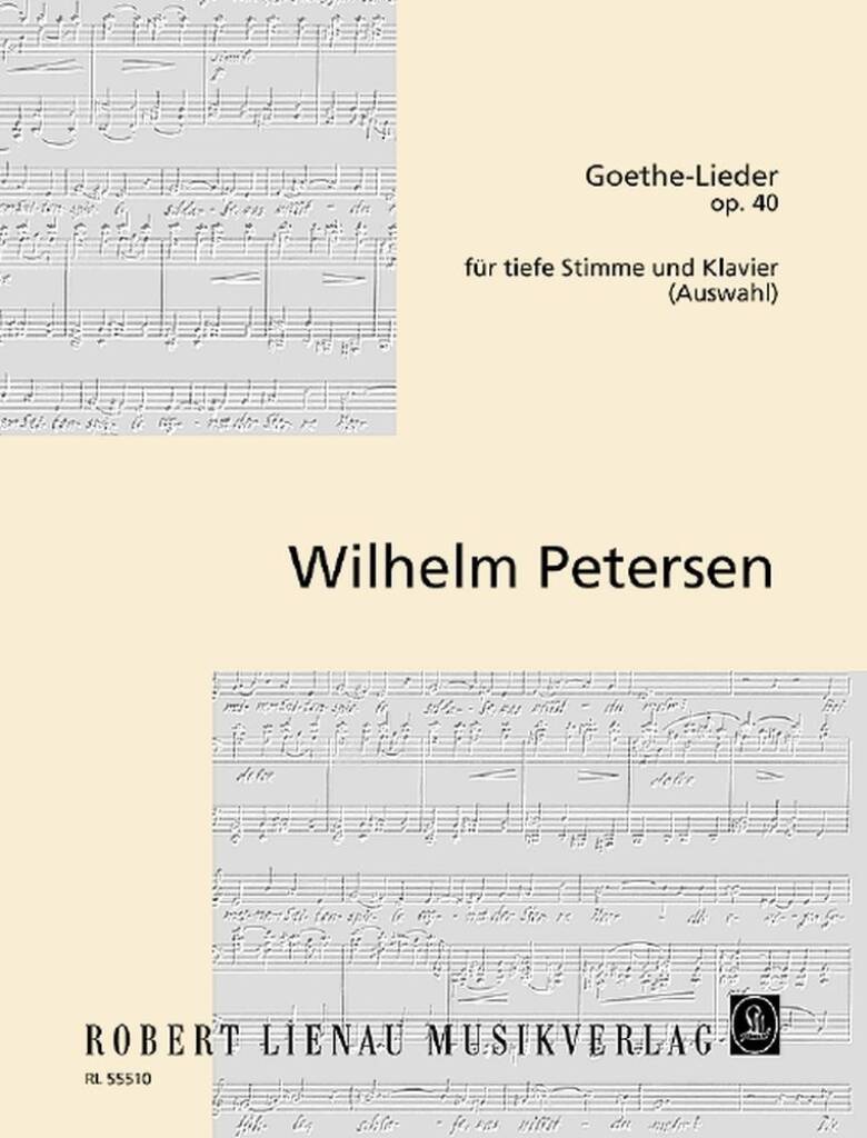 Goethe-Lieder Op. 40